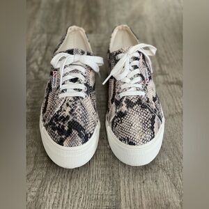 Superga Snake Print Sneakers